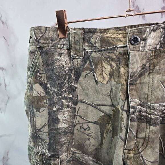 Gander Mountain Guide Series Camo Pants Mens Large Hunting Capri Realtree Xtra - Picture 2 of 13